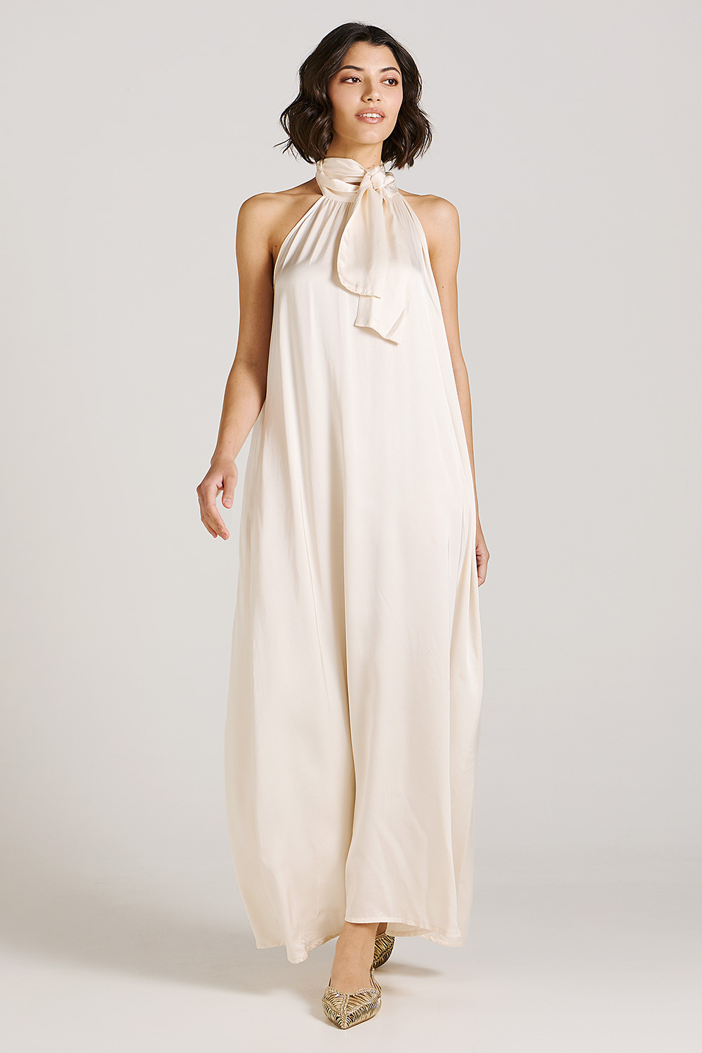 Motel Φορεμα halter 100%viscose - Motel