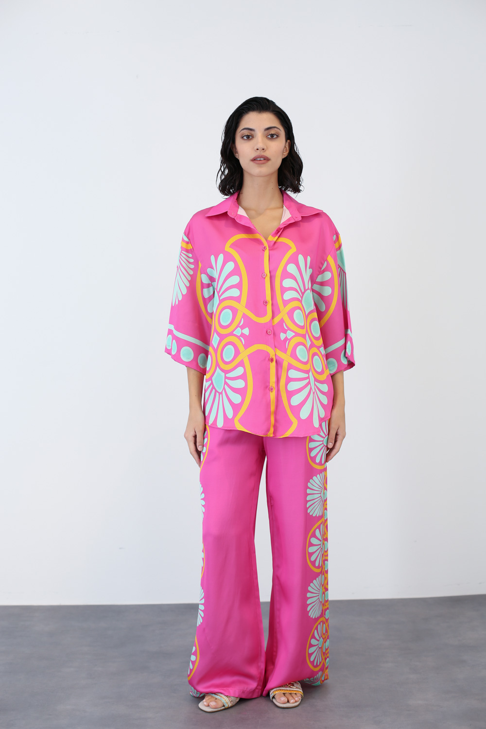 BETTINA Viscose set FLOWER