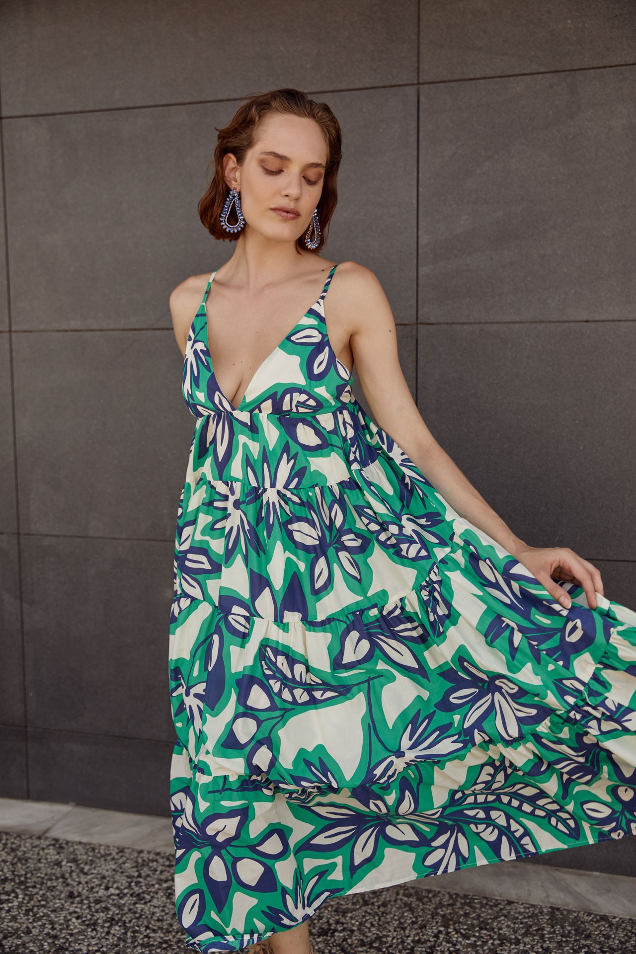 Φόρεμα μάξι με print