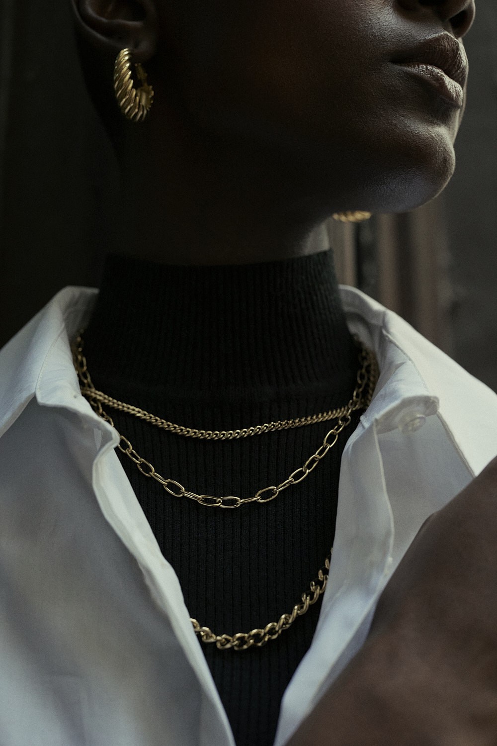 Triple Chain necklace medium (Αλυσίδα λαιμού)