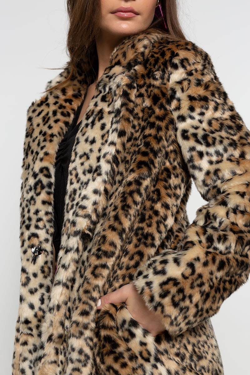 Faux Fur Leopard