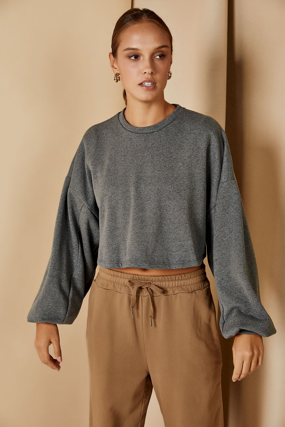 Athleisure cropped top