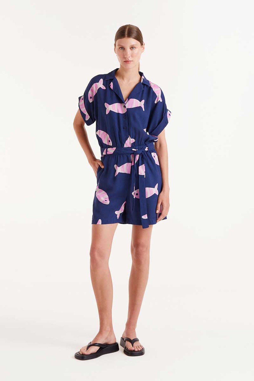 Jumpsuit με fish print - Compania Fantastica