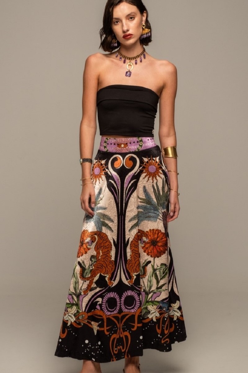 Ancestress long skirt - Peace and Chaos
