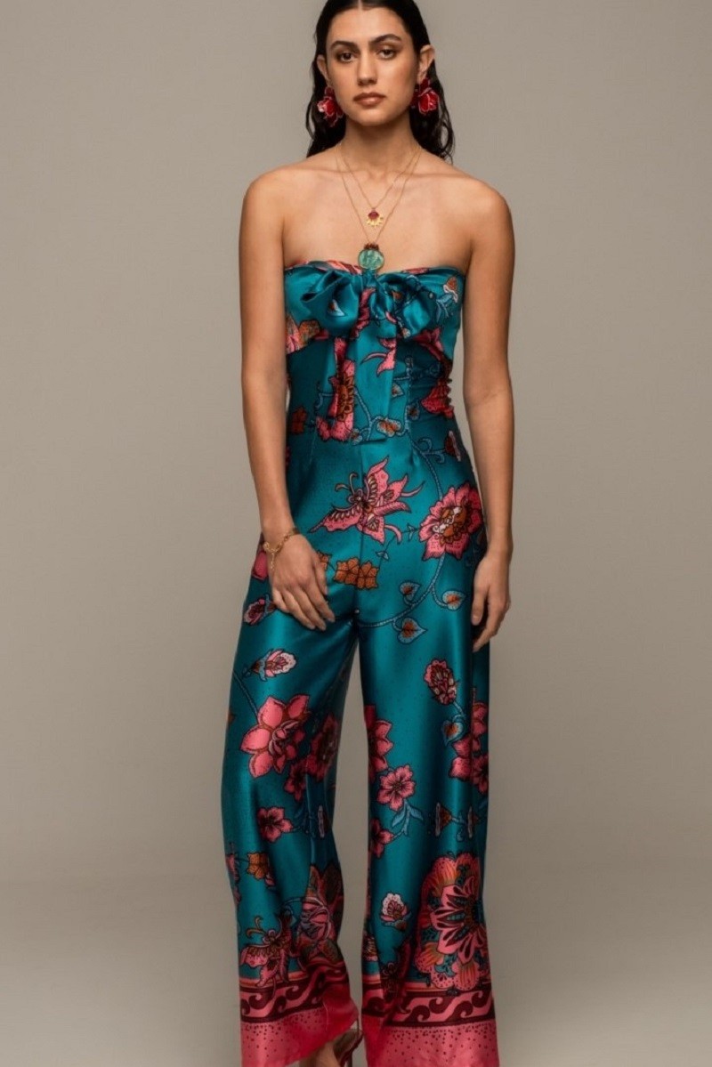 Magnolia strapless jumpsuit - Peace and Chaos